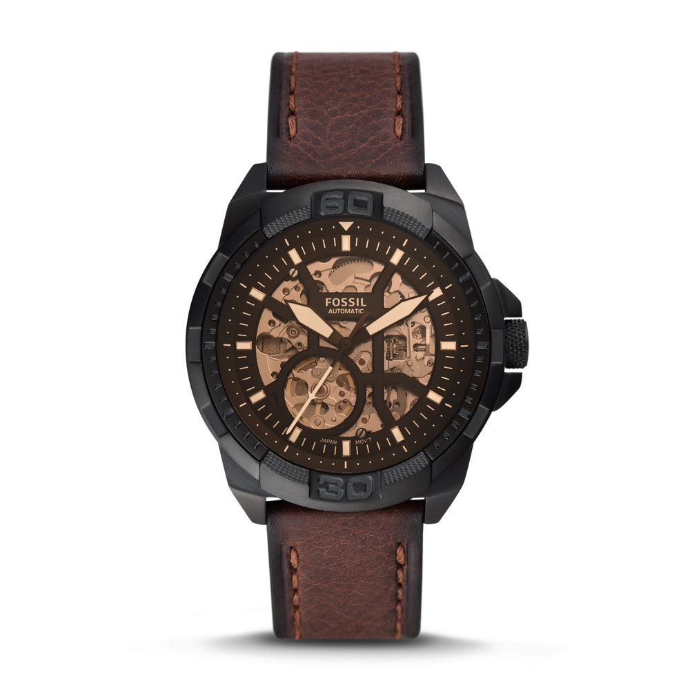Bronson Automatic Brown Eco Leather Watch ME3219