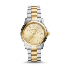 Load image into Gallery viewer, Fossil Heritage Automatic Two-Tone Stainless Steel Watch ME3228
