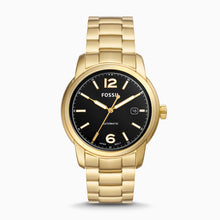 Load image into Gallery viewer, Fossil Heritage Automatic Gold-Tone Stainless Steel Watch ME3232
