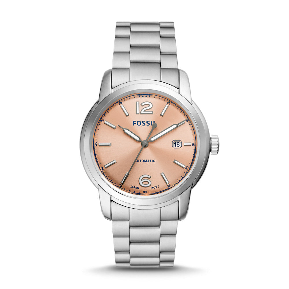 Fossil Heritage Automatic Stainless Steel Watch ME3243