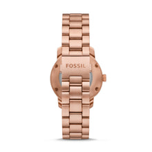 Load image into Gallery viewer, Fossil Heritage Automatic Rose Gold-Tone Stainless Steel Watch ME3258
