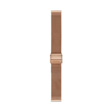 Load image into Gallery viewer, 16mm Rose Gold-Tone Steel Mesh Bracelet S161057
