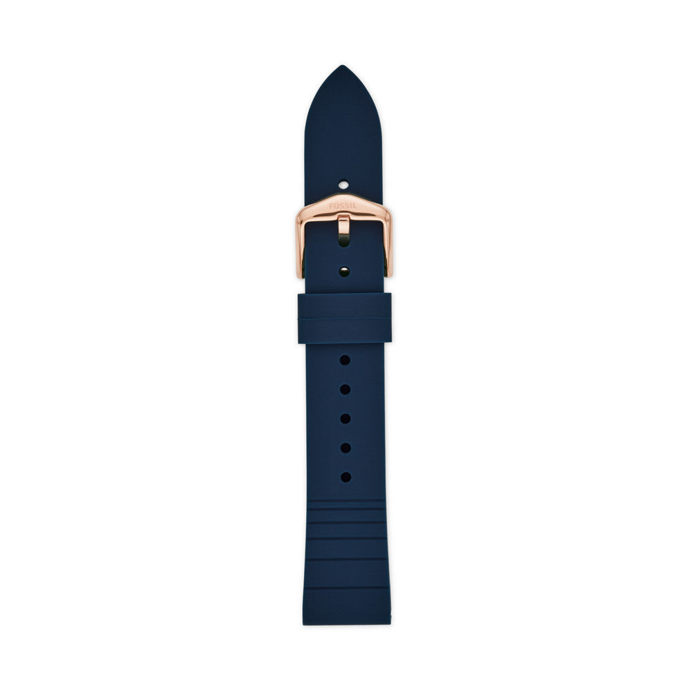 18mm Navy Silicone Strap S181370