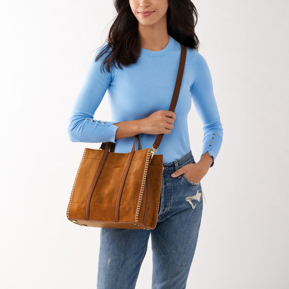 Suede Tote Bag Carmen